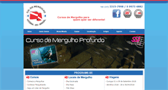 Desktop Screenshot of ciadomergulho.com